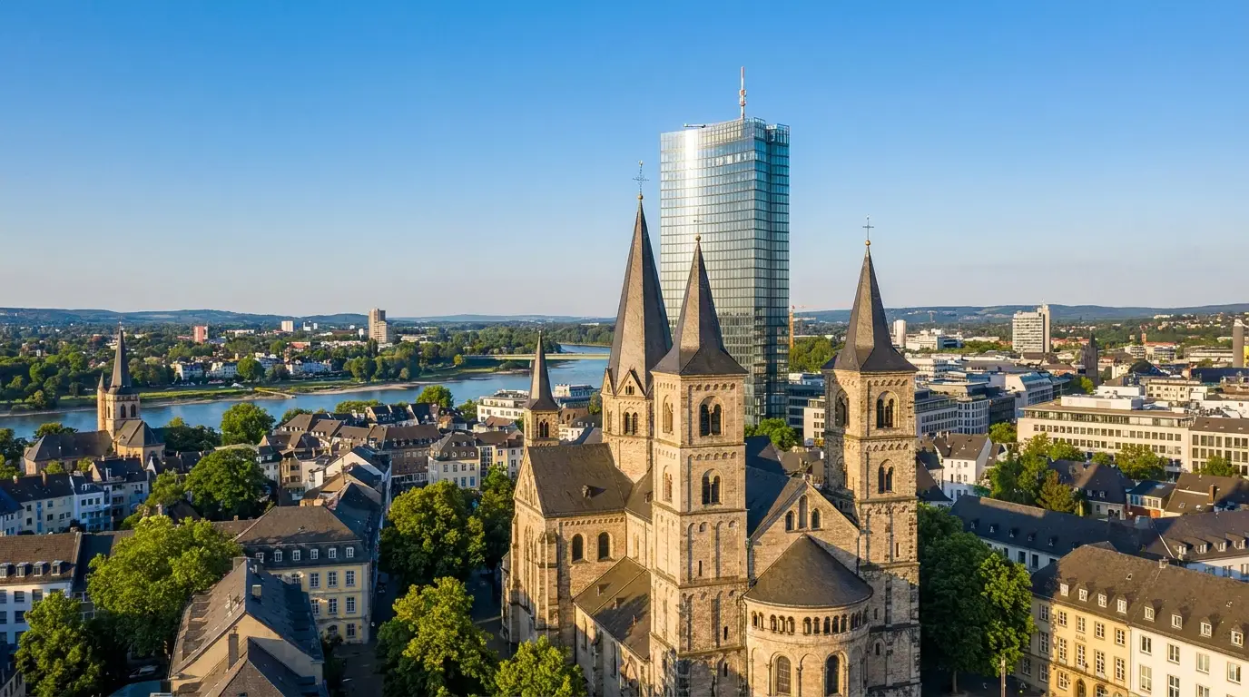 Bonner Münster und Post Tower